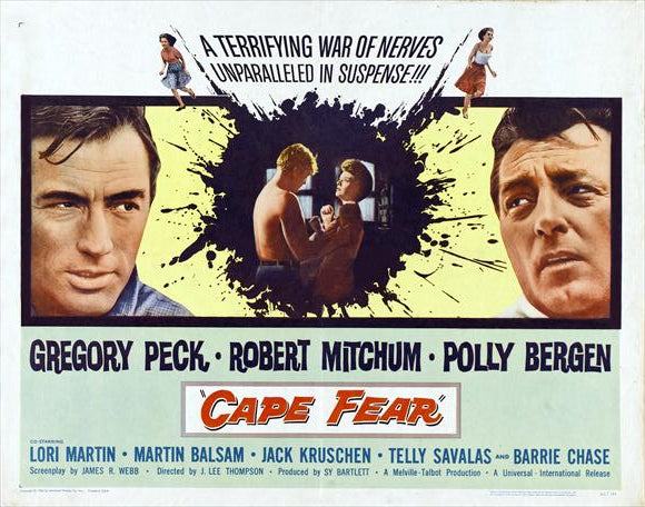 Cape Fear Movie Poster Print showcasing iconic film imagery.
