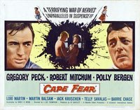 Cape Fear Movie Poster Print showcasing iconic film imagery.