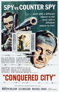 Conquered City Movie Poster Print available in multiple sizes.
