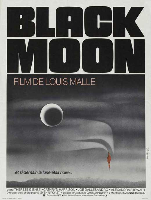 Black Moon Movie Poster Print featuring captivating imagery.