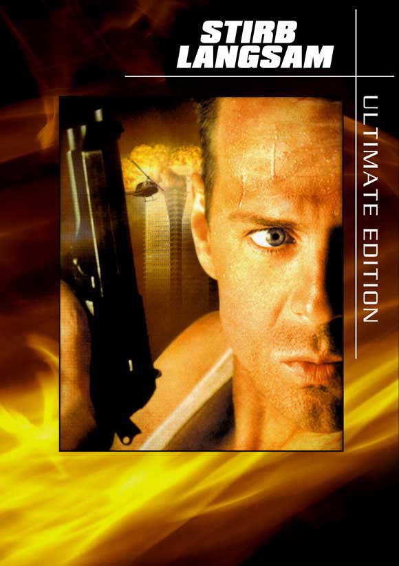 Die Hard Movie Poster Print showcasing iconic action film imagery.