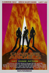 Charlie's Angels movie poster print showcasing the iconic trio of crime-fighters.