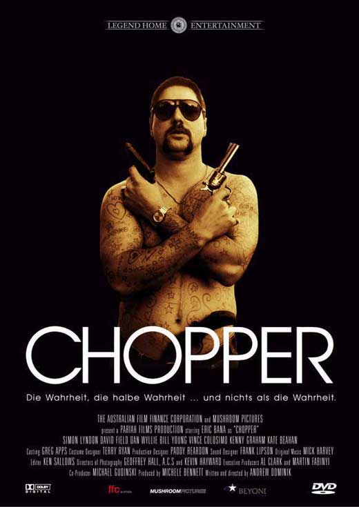 Chopper Movie Poster Print showcasing the iconic Australian crime film.