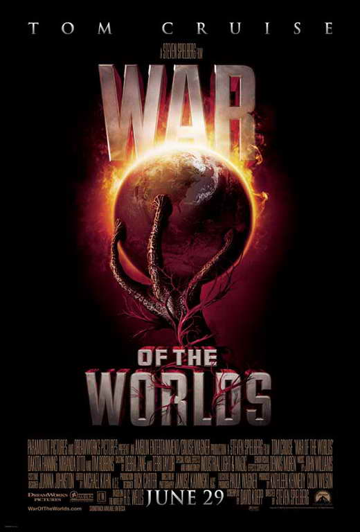 War of the Worlds Movie Poster Print featuring dramatic sci-fi imagery