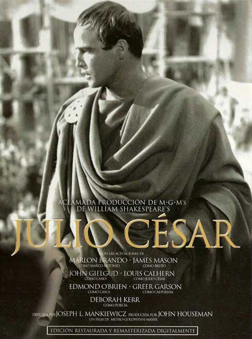 Julius Caesar Movie Poster Print showcasing classic film art.