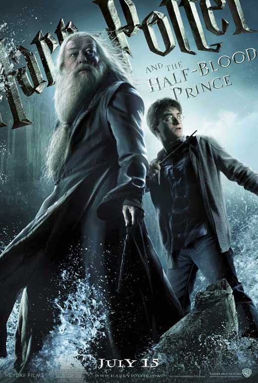 Harry Potter and the Half-Blood Prince Movie Poster Print featuring vibrant artwork.