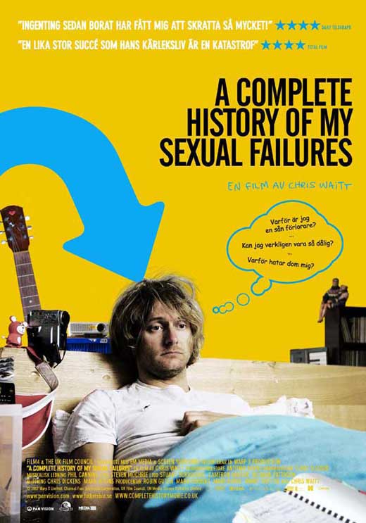 A Complete History of My Sexual Failures Movie Poster Print showcasing humorous art.
