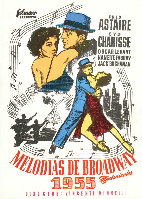 The Band Wagon Movie Poster Print featuring classic film art.