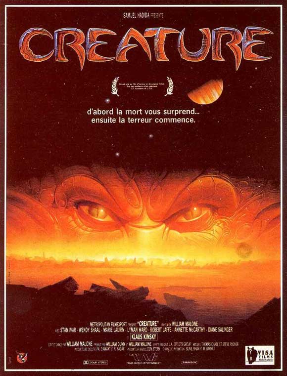 Creature Movie Poster Print showcasing classic horror artwork.