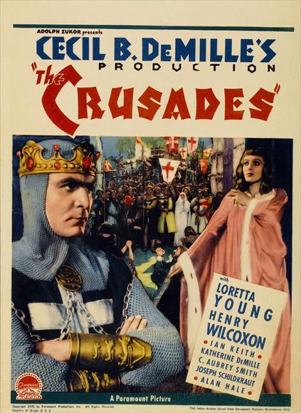 The Crusades Movie Poster Print showcasing epic historical visuals.