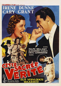 The Awful Truth Movie Poster Print showcasing classic comedy.