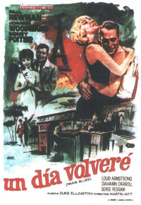 Paris Blues Movie Poster Print showcasing jazz and Parisian charm.
