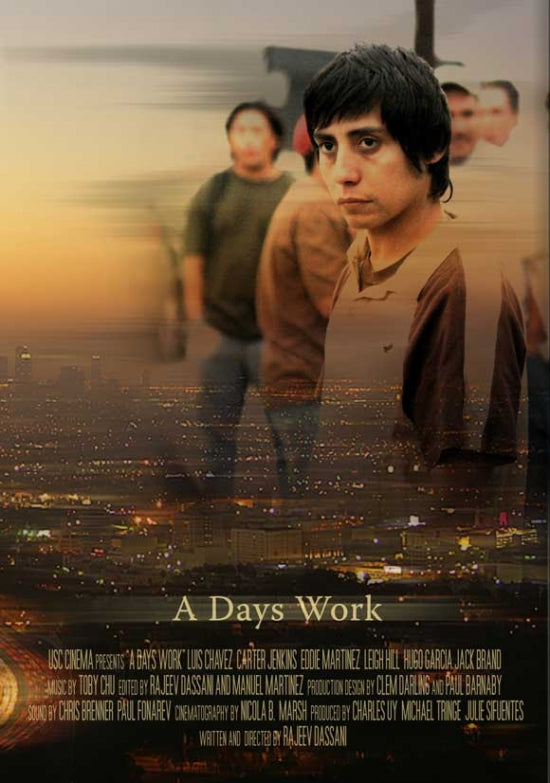 A Day's Work Movie Poster Print showcasing film art.