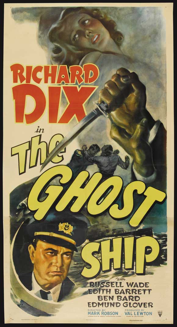 The Ghost Ship Movie Poster Print featuring haunting maritime imagery.