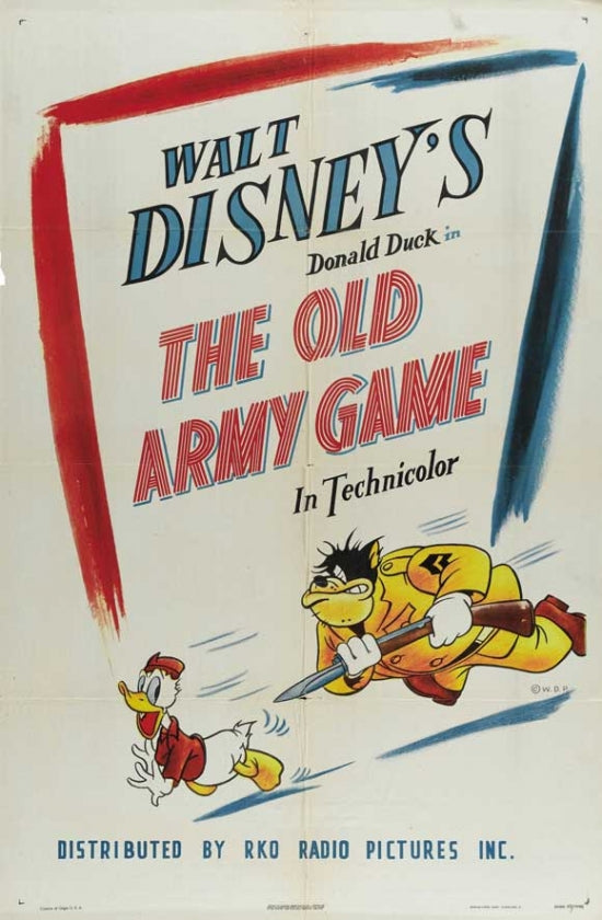 The Old Army Game vintage movie poster print