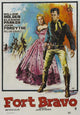 Escape from Fort Bravo Movie Poster Print showcasing classic film scenes.