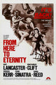 From Here to Eternity Movie Poster Print showcasing classic cinema art.