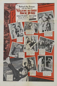 Walking My Baby Back Home Movie Poster Print showcasing vintage cinema art.