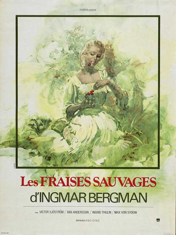 Wild Strawberries Movie Poster Print featuring classic film art