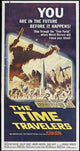 The Time Travelers Movie Poster Print showcasing vibrant colors and dynamic visuals.