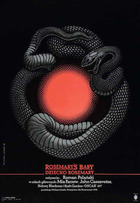Rosemary's Baby Movie Poster Print showcasing eerie cinematic design.