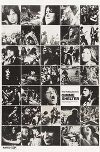 Gimme Shelter Movie Poster Print featuring the Rolling Stones