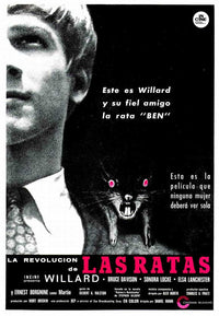 Willard Movie Poster Print showcasing classic horror art.