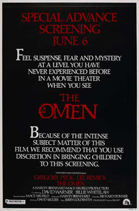 The Omen Movie Poster Print showcasing classic horror artwork