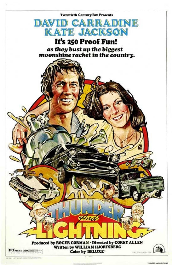 Thunder and Lightning Movie Poster Print showcasing dynamic imagery
