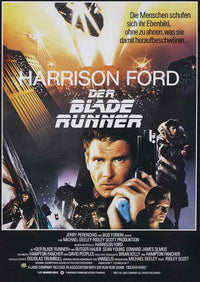 Blade Runner Movie Poster Print showcasing a futuristic landscape.