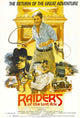 Raiders of the Lost Ark Movie Poster Print featuring Indiana Jones
