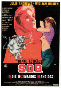 S.O.B. Movie Poster Print showcasing classic film art.