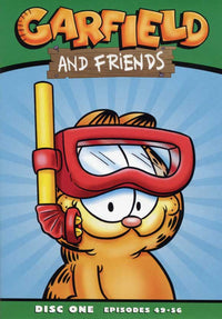 Garfield and Friends Movie Poster Print showcasing a vibrant design.