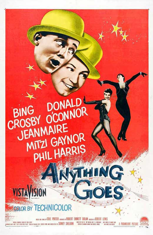 Anything Goes Movie Poster Print featuring dynamic design and vibrant colors.