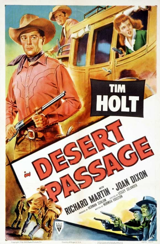 Desert Passage Movie Poster Print featuring cinematic art.