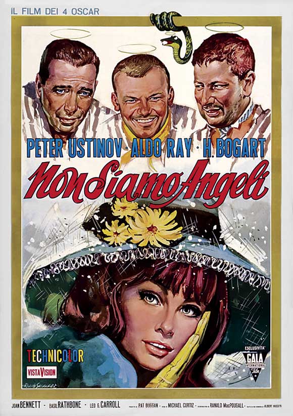 We're No Angels Movie Poster Print featuring classic cinema art.