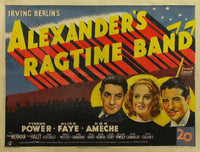 Alexander's Ragtime Band movie poster print showcasing vibrant jazz-themed artwork.
