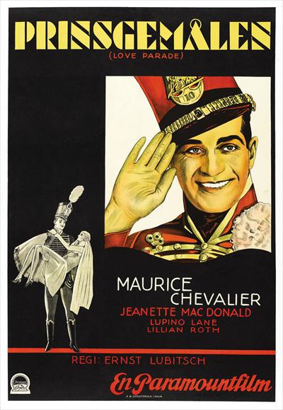 The Love Parade Movie Poster Print showcasing classic cinema charm.