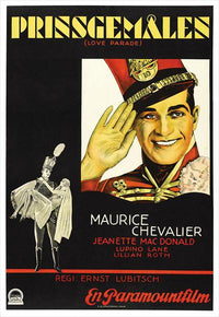 The Love Parade Movie Poster Print showcasing classic cinema charm.
