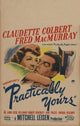 Practically Yours Movie Poster Print showcasing vibrant artwork.