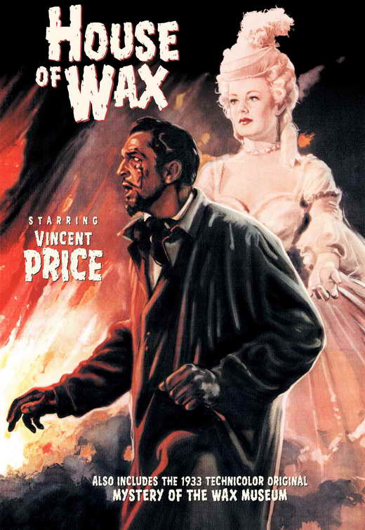 House of Wax Movie Poster Print showcasing eerie imagery and vibrant colors.