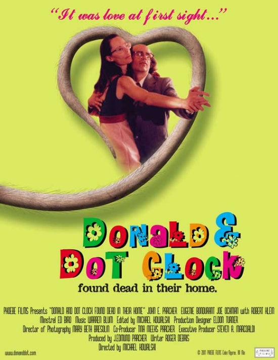 Donald and Dot Clock Found Dead in Their Home Movie Poster featuring dramatic imagery.
