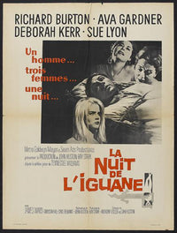 The Night of the Iguana Movie Poster Print showcasing classic film art.