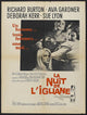 The Night of the Iguana Movie Poster Print showcasing classic film art.