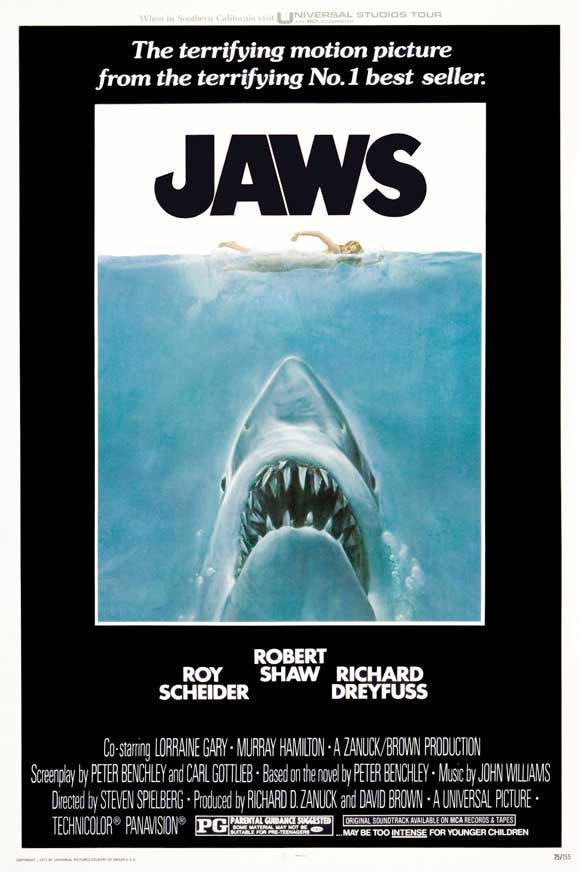 Jaws Movie Poster Print (11x17) | Classic Film Decor