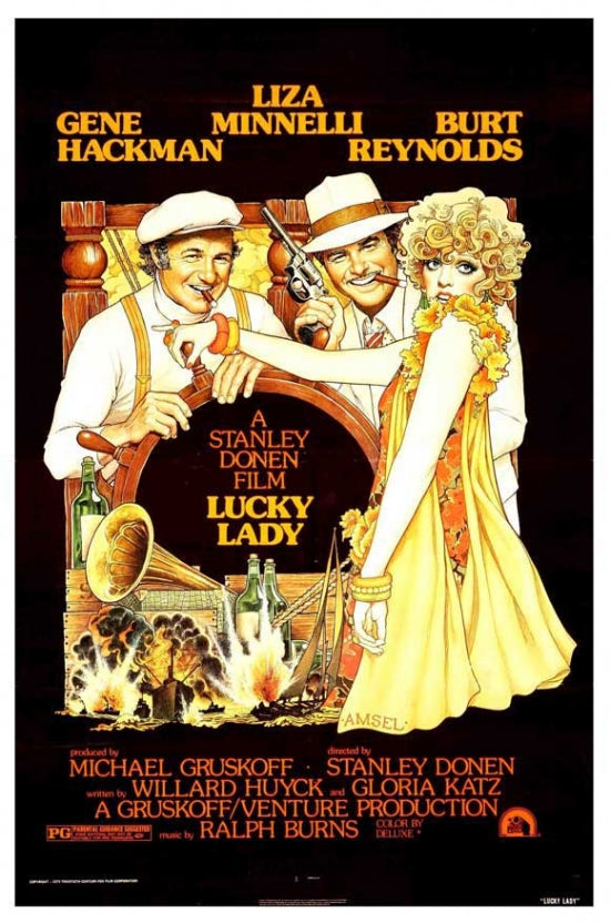 Lucky Lady Movie Poster Print showcasing vibrant colors and cinematic art.
