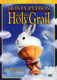 Monty Python and the Holy Grail Movie Poster Print featuring iconic imagery from the film.