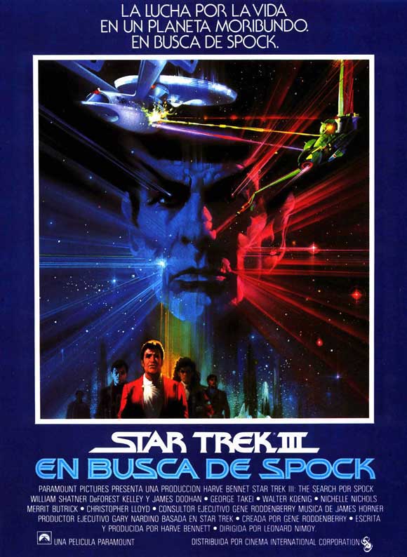 Star Trek 3: The Search for Spock Movie Poster Print showcasing sci-fi adventure.