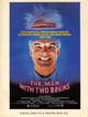 The Man with Two Brains Movie Poster Print, vibrant and colorful design