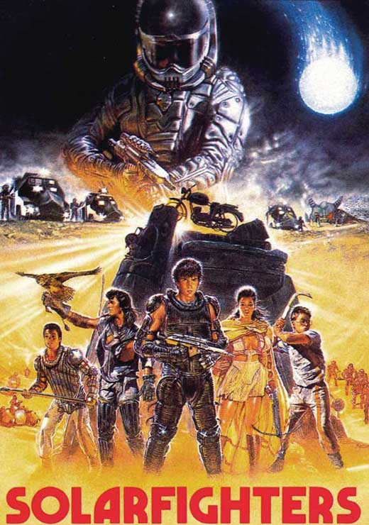 Solarbabies Movie Poster Print featuring iconic film imagery
